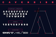 Cavendish Futuristic Font, a Sans Serif Font by Intenseartisan (Thumbnail 2 of 2)