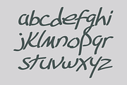 Hasty Hand - Hand Lettered Font, a Script Font by GG Design (Thumbnail 5 of 10)