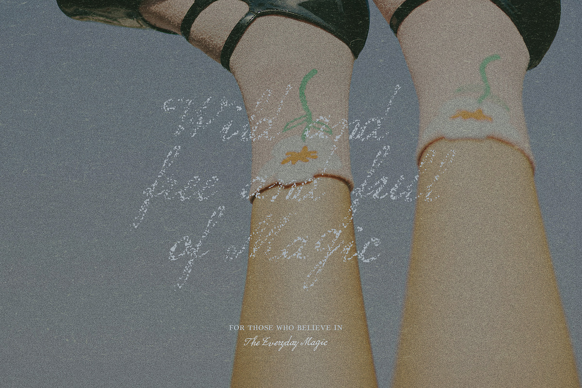 Handwritten Nostalgic Texture Fonts, a Handwritten Font by Laras Wonderland (Photo 10 of 17)