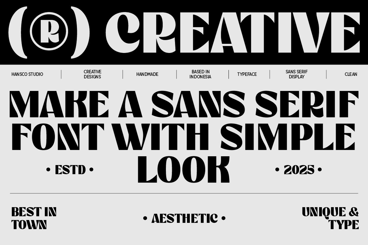 Redotic Font, a Sans Serif Font by Burhan Afif (Photo 4 of 9)