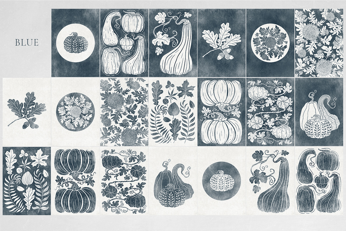 Autumn folk posters, a Wallpaper Graphic by Garden in frame (Photo 7 of 12)