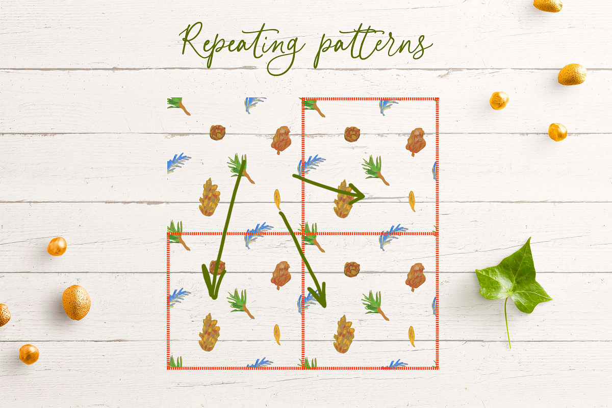 Kids Crayon Nature Elements Seamless, a Pattern Graphic by Lucyinyourheart (Photo 9 of 10)