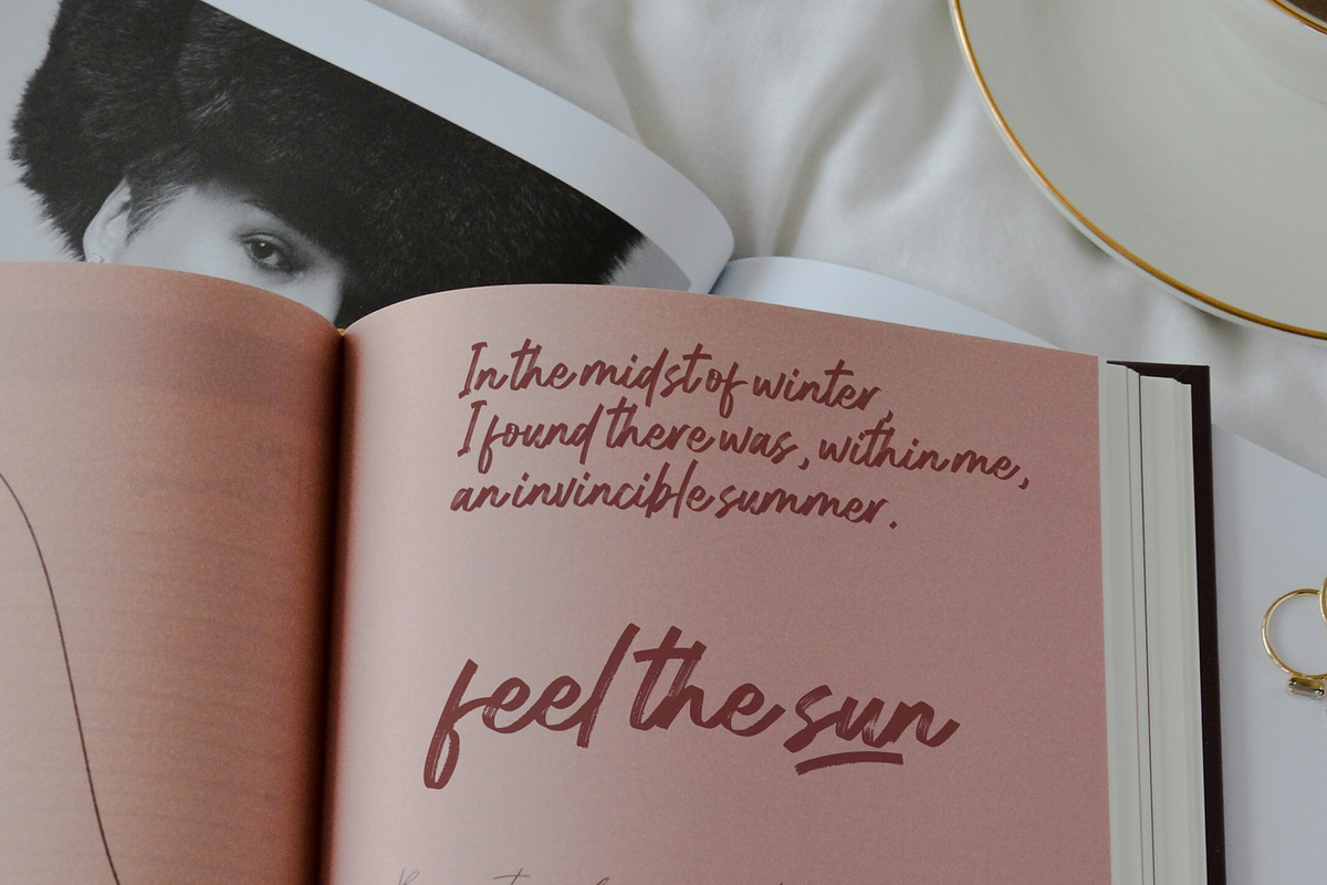 Humbelline - Brush Font, a Handwritten Font by MJB Letters (Photo 10 of 11)