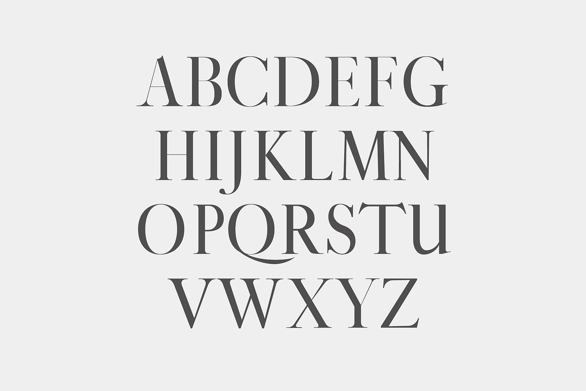 Gunma Serif Font Family preview 2