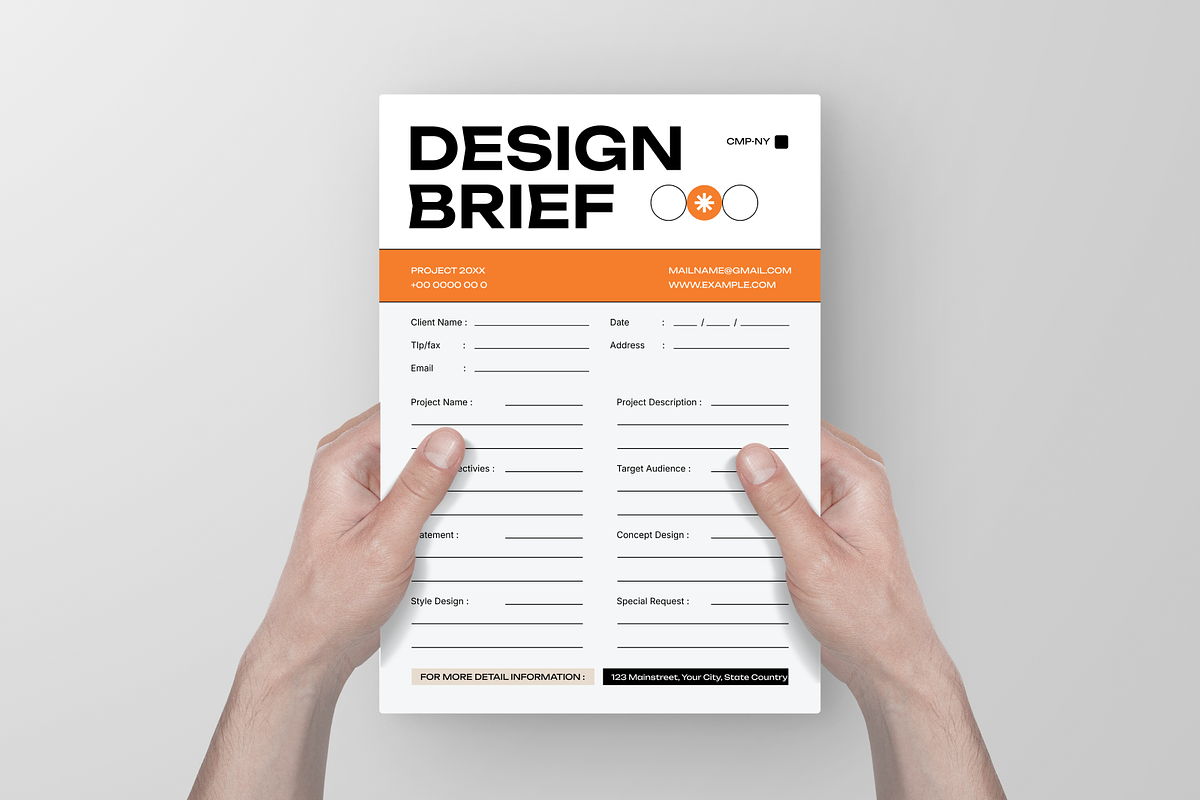 Design Brief, a Flyer Template by Annora Studio (Photo 6 of 6)