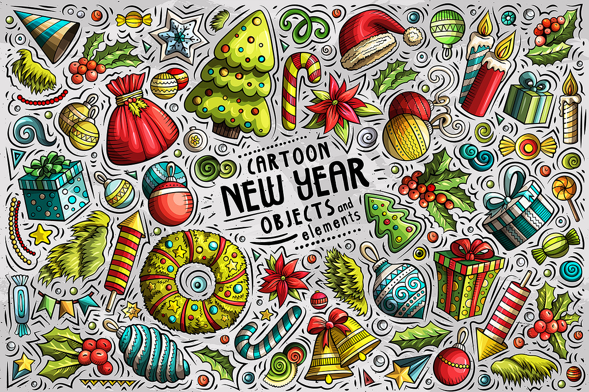 -80% Cartoon Doodle Clipart Bundle 1, a Decorative Illustration by BALABOLKA (Photo 18 of 18)
