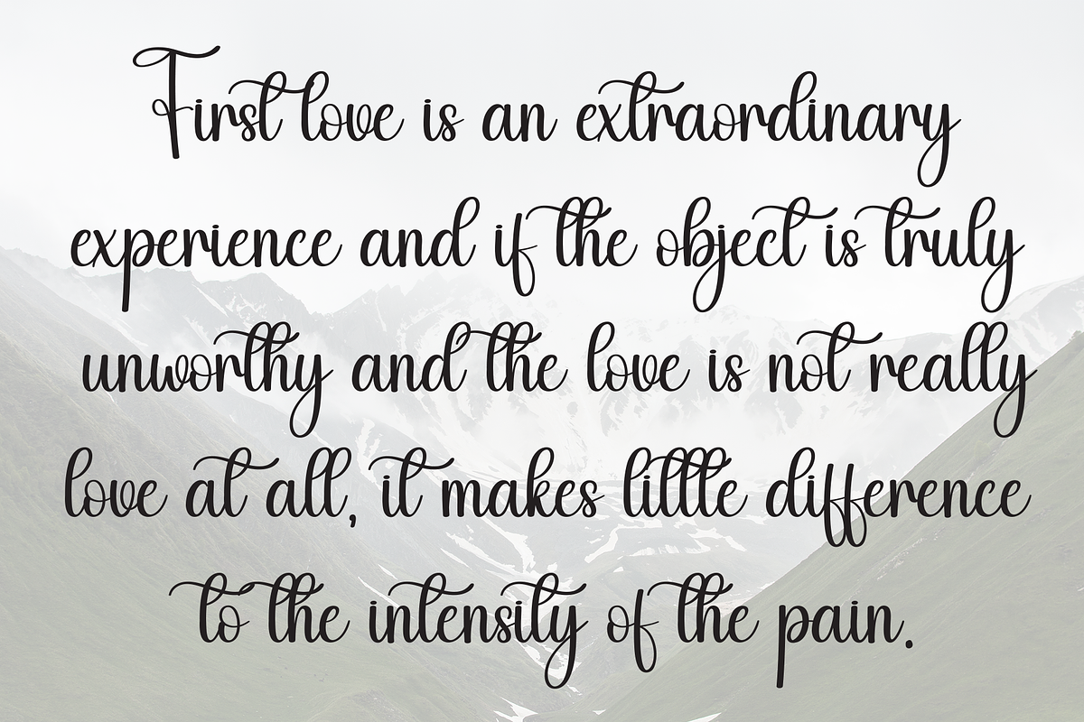 Sailing | Script Font, a Handwritten Font by Scratchones (Photo 6 of 8)
