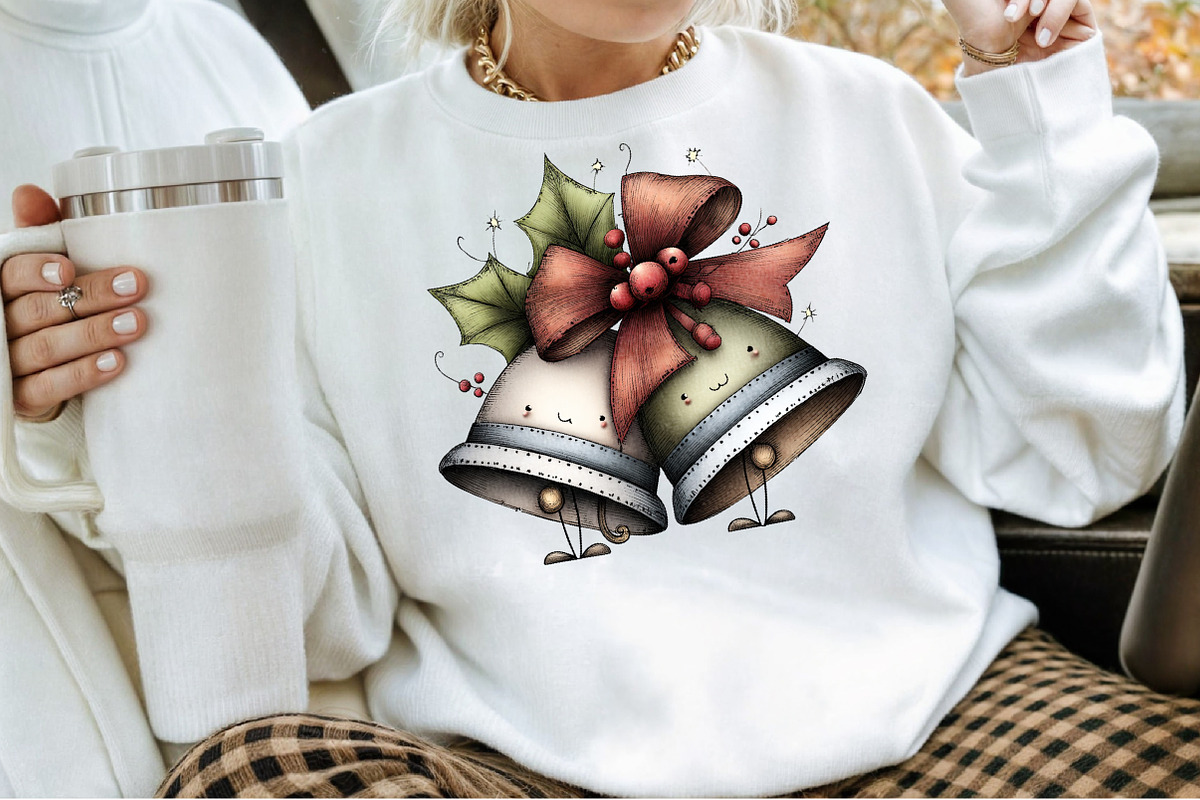 Whimsical Christmas Clipart Bundle, an Illustration by Sublimation Artist (Photo 4 of 6)