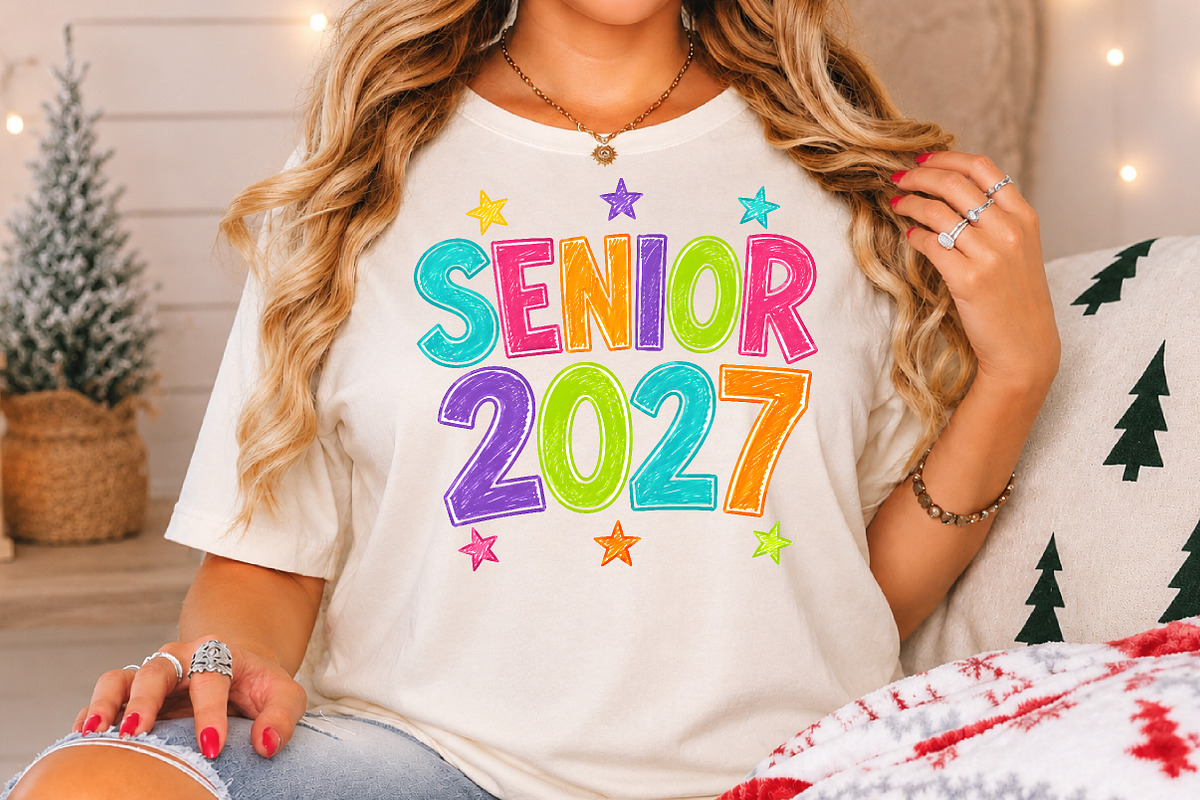 Graduation Class Senior 2027, a Seasonal Illustration by Rose Art (Photo 4 of 4)