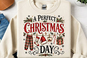 A Perfect Christmas Day PNG, a Seasonal Illustration by Canvas Craft (Thumbnail 2 of 6)