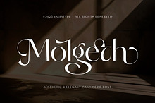 Molgeth - Aesthetic Sans Serif