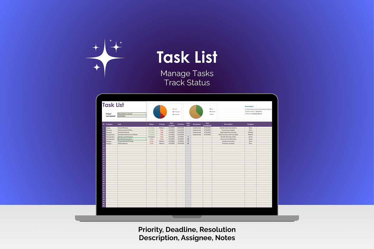 Kanban Board and Task List preview 3