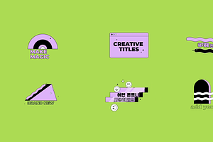 Stylish Shape Titles | Premiere Pro, a Branding & Logo Template by FlashFXbox