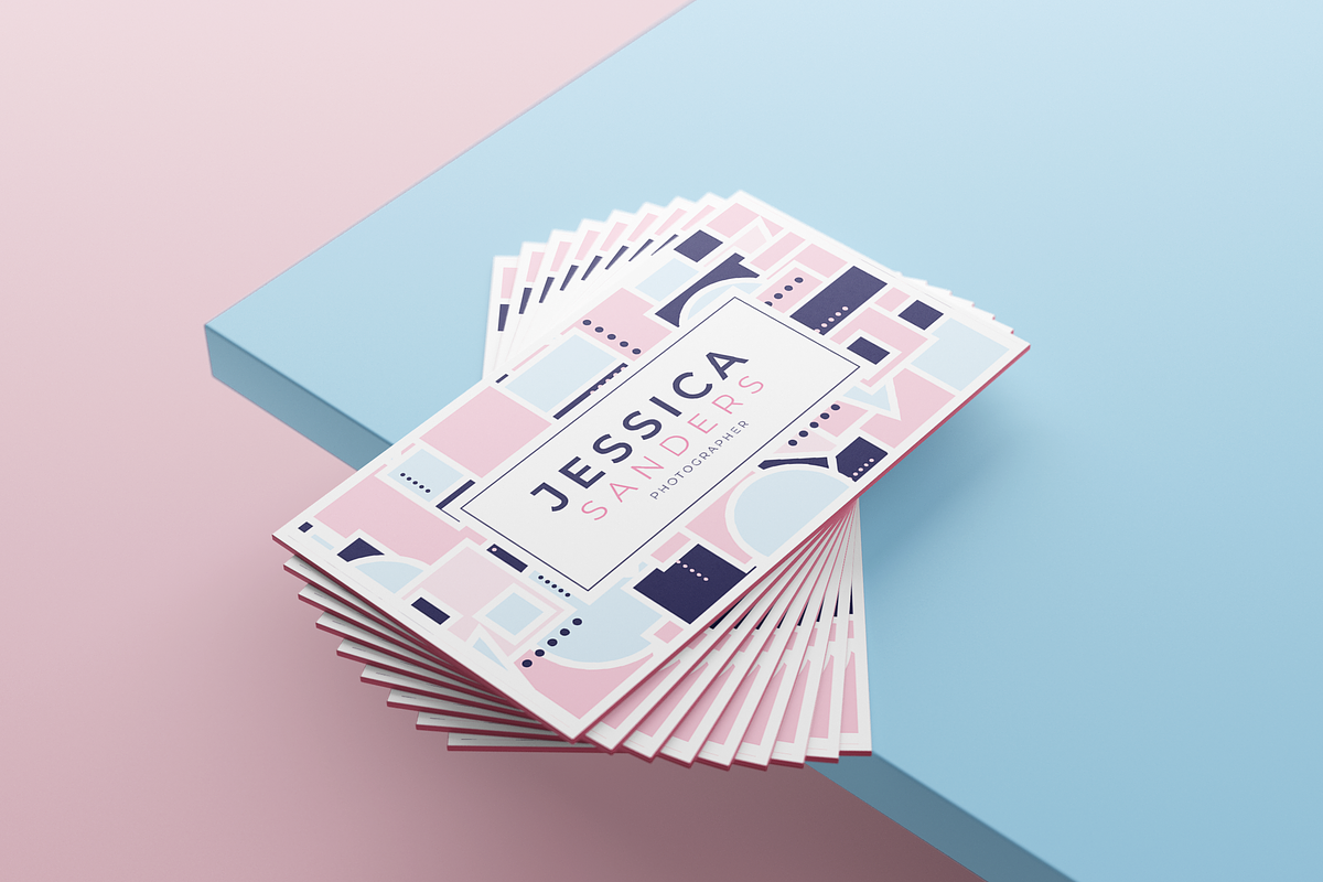 Jessica Sanders Business Card, a Business Card Template by D | S Creative Design (Photo 3 of 4)