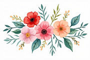 Elegant floral bouquet watercolor, an Illustration by Amazin_art (Thumbnail 3 of 5)