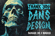 Strange Mystery Horror Metal Display, a Blackletter Font by dansdesign (Thumbnail 9 of 9)
