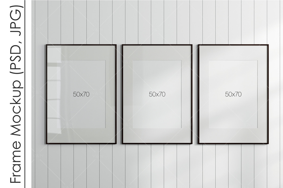 Frame Mockup PSD JPG, a Print Template by VNmockup (Photo 2 of 5)