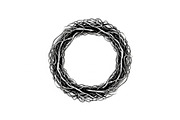 Hand Drawn Wreath Frame Bundle, an Illustration by yasushie (Thumbnail 7 of 51)