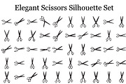 Elegant Scissors Silhouette Set, a Graphic by hafijul (Thumbnail 1 of 11)