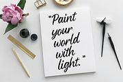 Glowing, a Handwritten Font by cocodesign (Thumbnail 7 of 7)