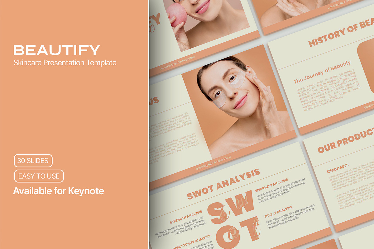 BEAUTIFY - Keynote Template, a Presentation Template by casanovastudio (Photo 1 of 6)