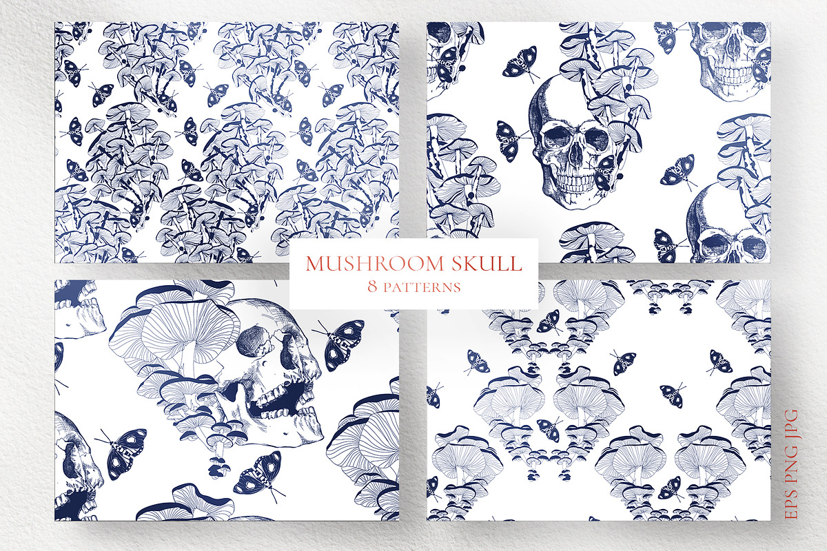 MUSHROOM SKULL, a Person Illustration by LanaDzi (Photo 6 of 11)