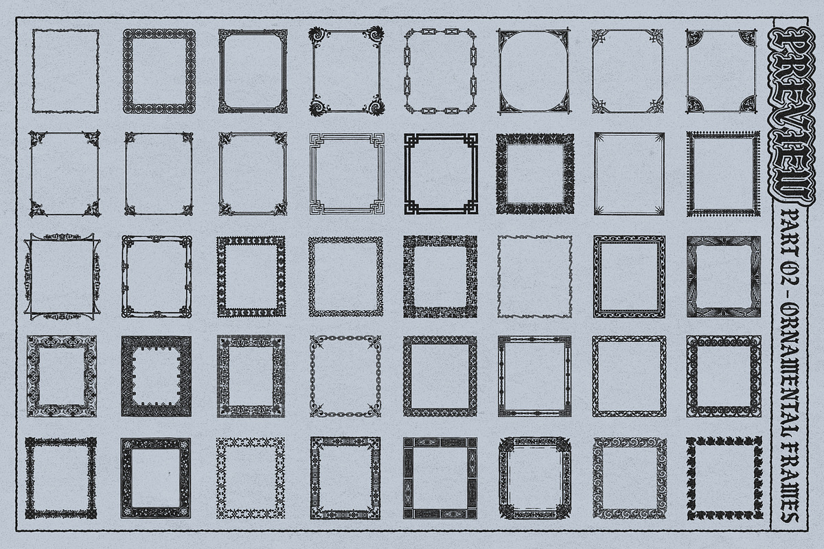 Illustrator Frames Brushes, a Brush Add-On by MiksKS (Photo 17 of 21)