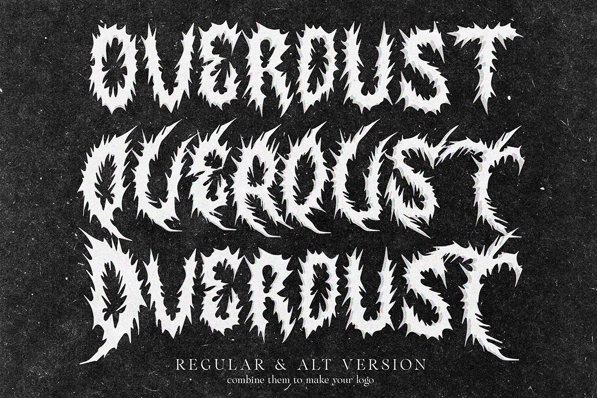 Highlose Black Metal Font, a Blackletter Font by Letterhend Studio (Photo 4 of 9)
