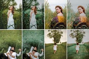 100. Moody Green Preset