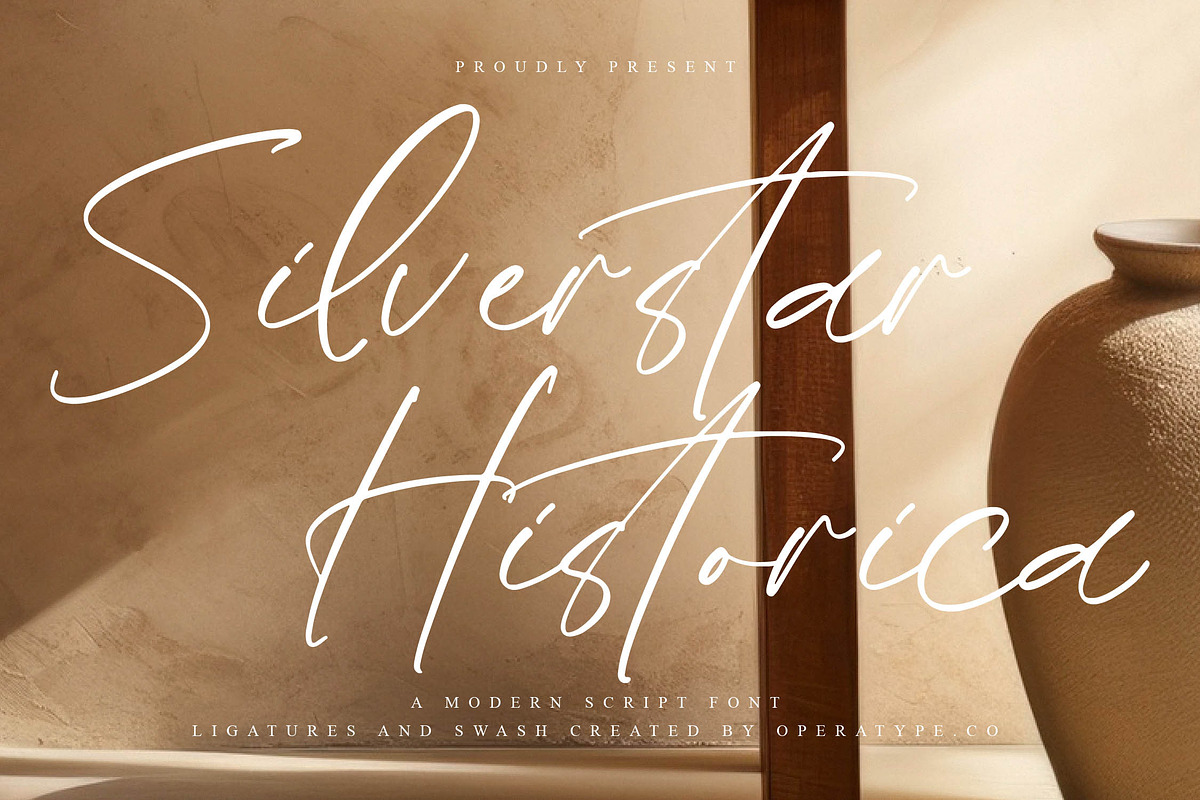 Silverstar Historica, a Script Font by operatype.co (Photo 1 of 15)