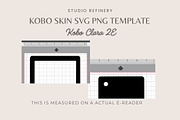 Kobo Clara 2E Skin SVG PNG, an Object Graphic by STUDIO REFINERY (Thumbnail 3 of 5)