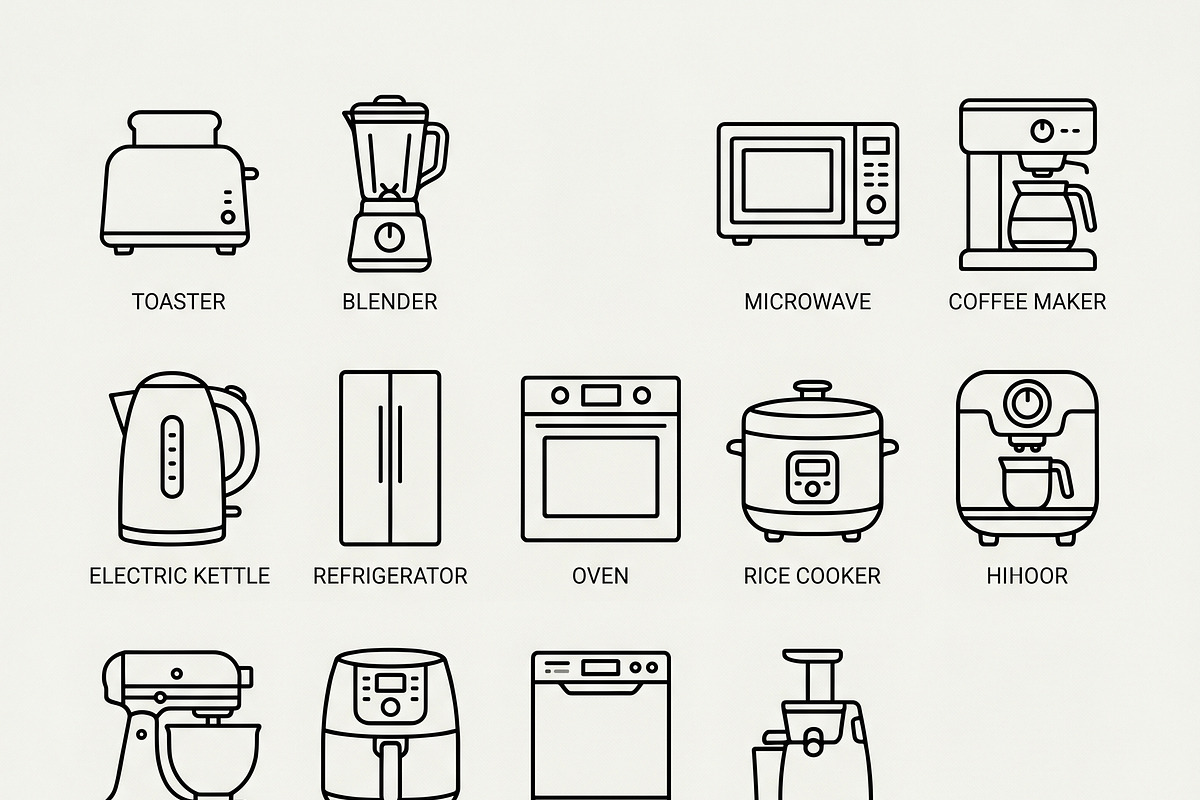 Bundles Minimal Kitchen Icons, an Outline Icon by adenpinkstore (Photo 2 of 22)