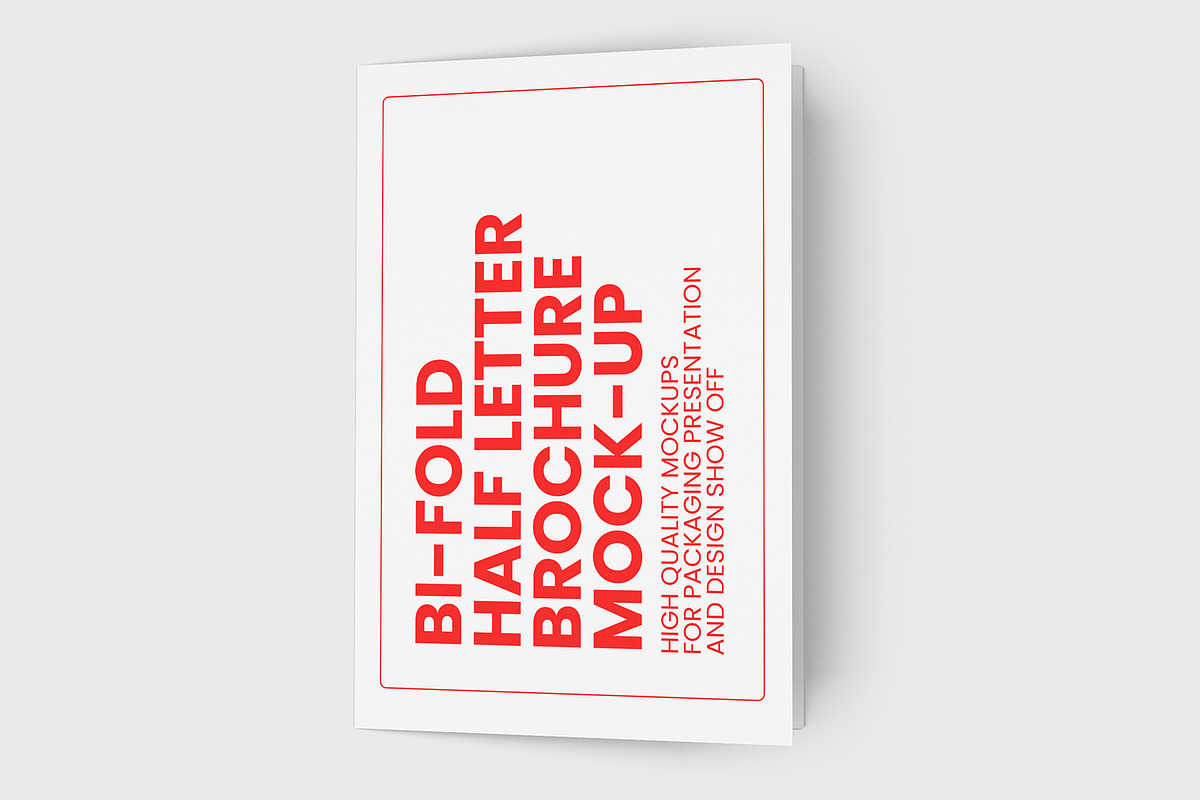 Bi-Fold Half Letter Brochure Mock-up, a Books & Magazine Mockup by Illusiongraphic (Photo 7 of 14)