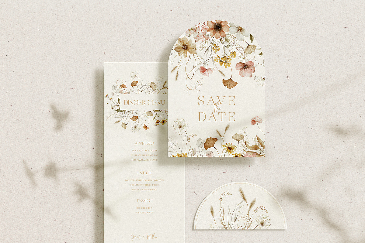 Autumn Wildflower Watercolor Floral, a Decorative Illustration by Veris Studio (Photo 2 of 15)