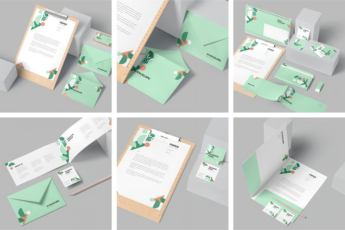 Stationery Mockups, an Advertising Mockup by megostudi0 (Photo 1 of 8)