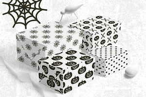 Halloween Font And Graphics Set