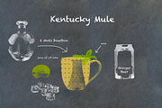 Classic Cocktail Chalkboard Sketches, an Object Illustration by karenfoleyphoto (Thumbnail 16 of 30)
