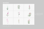 Jardin Silencieux, Watercolor Fleurs, a Pattern Graphic by TSTUDIO (Thumbnail 8 of 14)