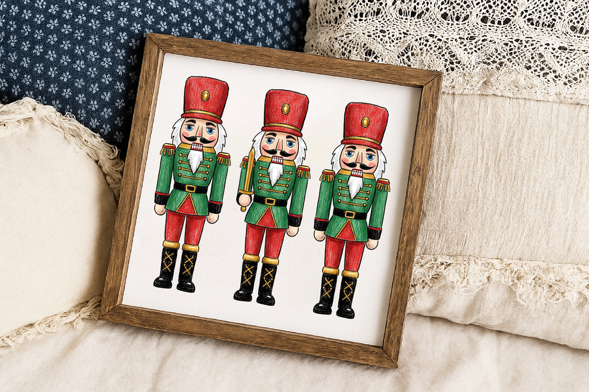 Christmas Nutcracker PNG File, an Illustration by Libby Wishes (Photo 6 of 6)