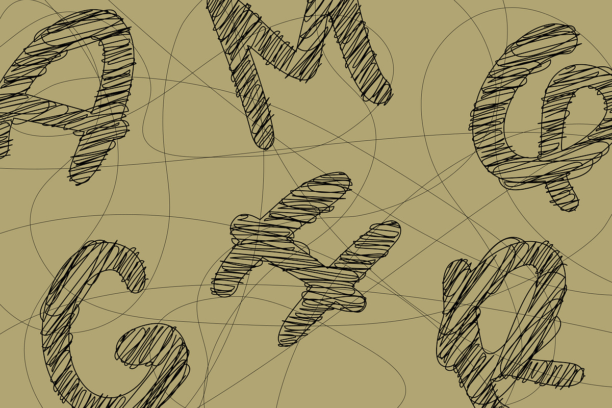 Scribble Cake, a Script Font by Nickhard (Photo 2 of 5)