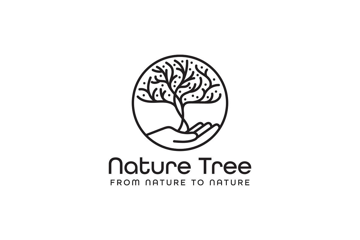 nature tree logo vector illustration, a Branding & Logo Template by ...