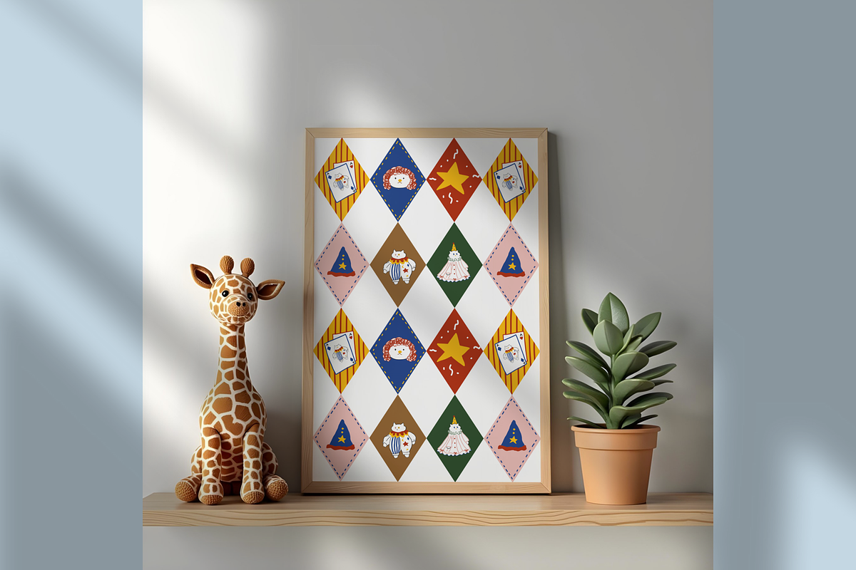 + 50 Jester Seamless Pattern, a Pattern Graphic by The Journey Atelier (Photo 9 of 17)