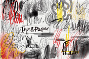Ink Paper collage elements scraps, an Object Graphic by TD fonts (Thumbnail 12 of 13)
