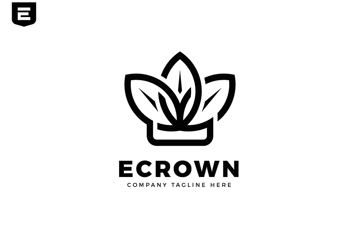 Leaf Crown Logo, a Branding & Logo Template by ehaezer (Photo 3 of 4)