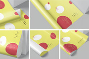 Gift Wrapping Paper Mockup Set, a Packaging Mockup by megostudi0 (Thumbnail 1 of 7)