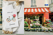 Watercolour Paris Travel Clip art, a Decorative Illustration by HabitusDesigns (Thumbnail 8 of 8)