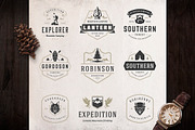 50 Outdoor logos and badges, a Branding & Logo Template by Vasya Kobelev (Thumbnail 4 of 19)
