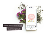 Floral social media templates, a Social Media Template by Jelligun (Thumbnail 2 of 7)