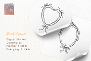 Watercolour Coquette frames png, an Illustration by RimzStudio (Thumbnail 2 of 8)
