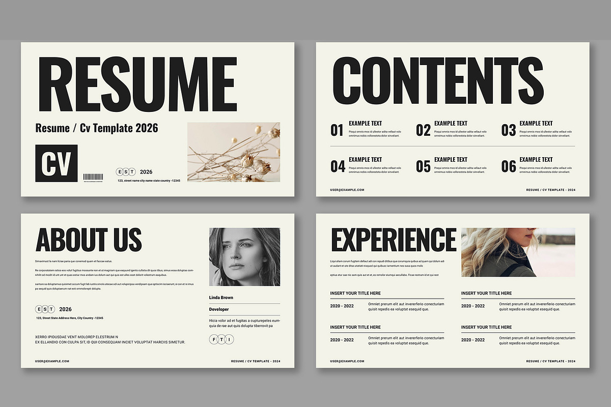 Digital Resume Presentation, a Presentation Template by ContestDesign (Photo 2 of 5)